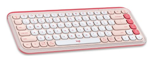 Logitech POP Icon Keys keyboard Universal Bluetooth QWERTY English Rose, White