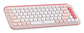 Logitech POP Icon Keys keyboard Universal Bluetooth QWERTY English Rose, White