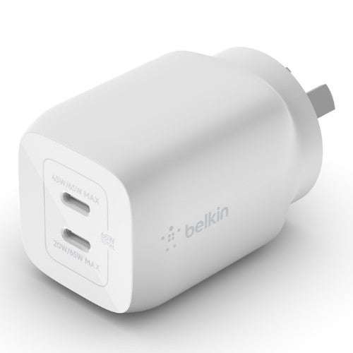 Belkin WCH013AUWH mobile device charger Laptop, Smartphone, Tablet White AC Fast charging Indoor