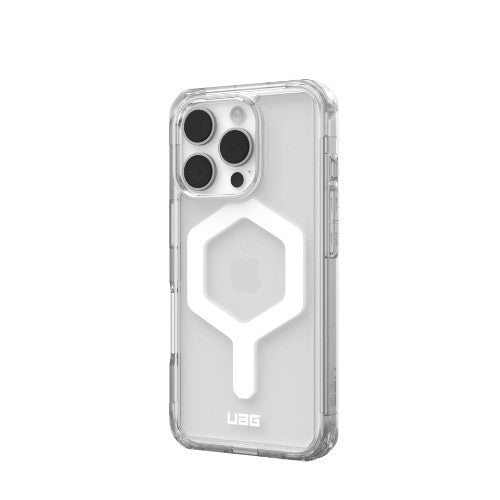 Urban Armor Gear Plyo mobile phone case 16 cm (6.3") Cover Transparent, White