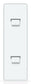 Ubiquiti UACC-Switch-FM White Polycarbonate (PC), Silicone