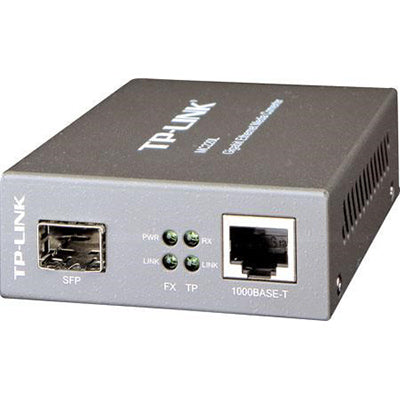TP-Link MC220L network media converter 1000 Mbit/s Multi-mode, Single-mode Black