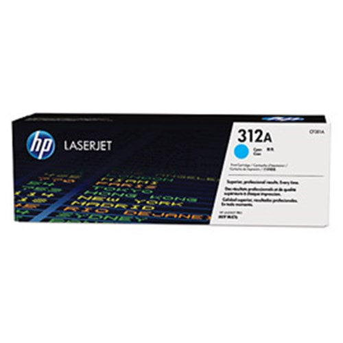 HP 312A Cyan LaserJet Toner Cartridge