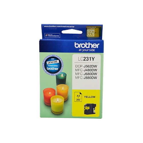 Brother LC231Y ink cartridge 1 pc(s) Original Yellow