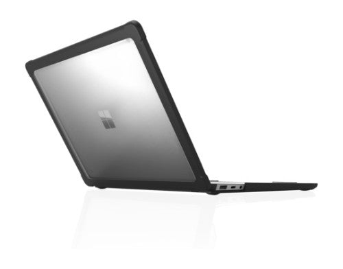 STM DUX notebook case 31.5 cm (12.4") Cover Black, Transparent