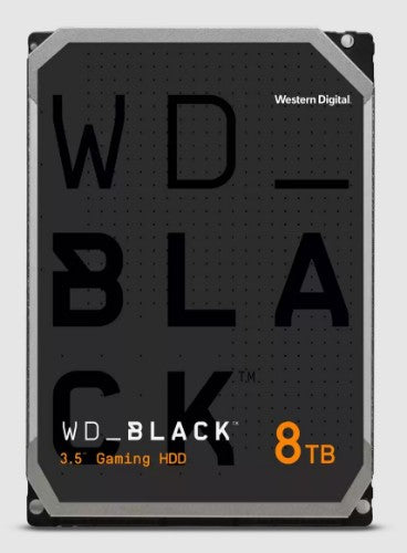Western Digital WD_BLACK WD8002FZBX internal hard drive 8 TB 7200 RPM 256 MB 3.5" Serial ATA III