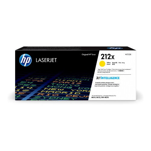 HP 212X High Yield Yellow Original LaserJet Toner Cartridge