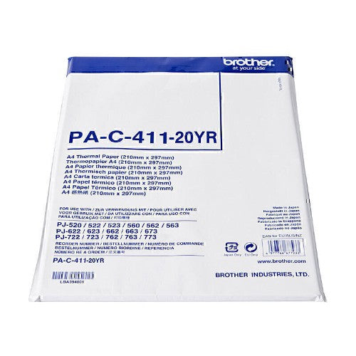 Brother PA-C-411-20YR printing paper A4 (210x297 mm) White