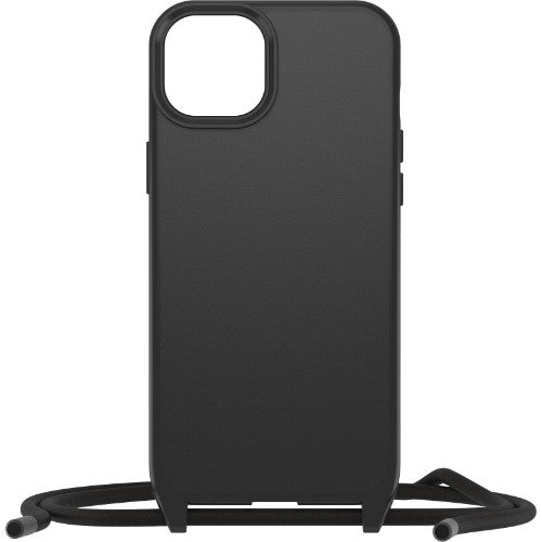 OtterBox React Series Necklace MagSafe for iPhone 15 Plus, Black