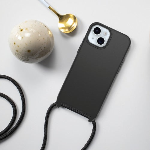 OtterBox React Series Necklace MagSafe for iPhone 15, Black