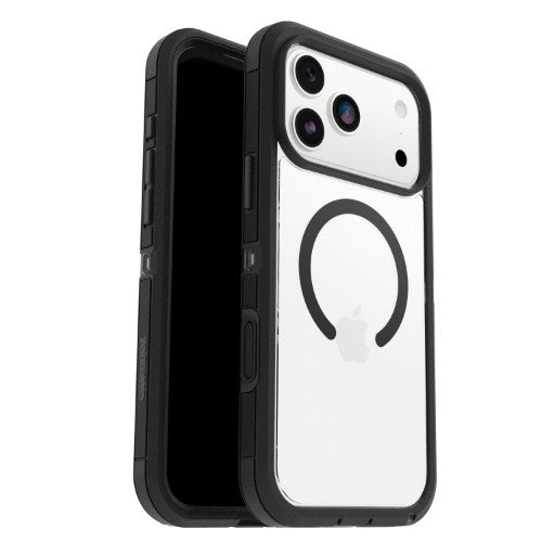 OtterBox Defender Pro XT Clear Series for Apple iPhone 17 Pro Max, transparent/black