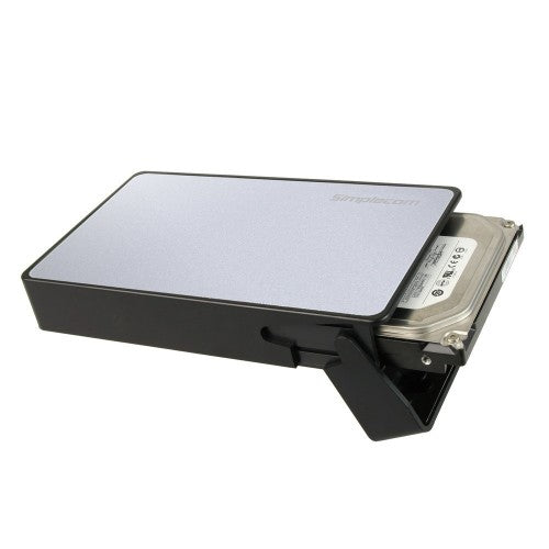 Simplecom SE325 HDD enclosure Black, Silver 3.5"