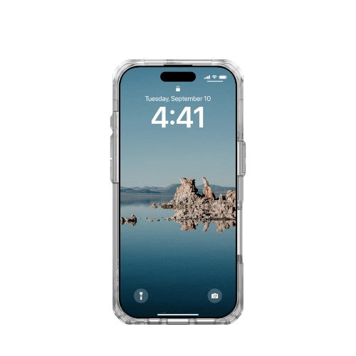 Urban Armor Gear Plyo mobile phone case 16 cm (6.3") Cover Transparent, White