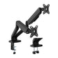 Brateck MABT-LDT46-C024E monitor mount / stand 81.3 cm (32") Black Desk