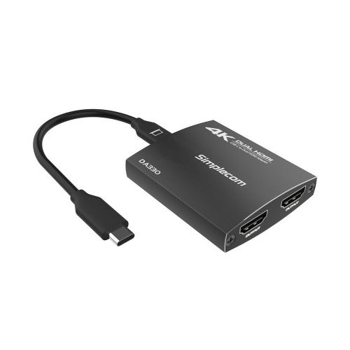 Simplecom DA330 USB graphics adapter Black