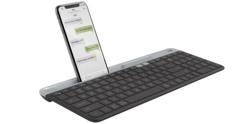 Logitech 920-009210 keyboard Universal RF Wireless + Bluetooth English Graphite
