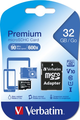 Verbatim Premium 32 GB MicroSDHC Class 10