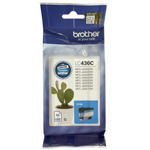 Brother LC436C ink cartridge 1 pc(s) Original Cyan