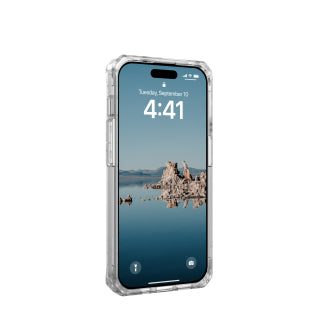 Urban Armor Gear Plyo Magsafe mobile phone case 15.5 cm (6.1") Cover Transparent, White