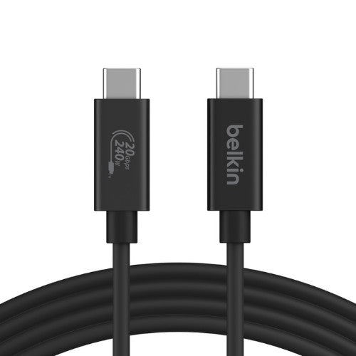 Belkin INZ004BT2MBK USB cable USB4 Gen 2x2 2 m USB C Black