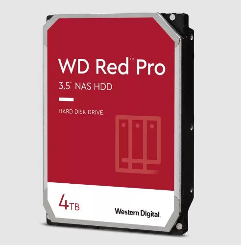 Western Digital Red Pro internal hard drive 4 TB 7200 RPM 256 MB 3.5" Serial ATA