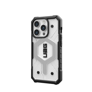 Urban Armor Gear Pathfinder Magsafe mobile phone case 15.5 cm (6.1") Cover Black, Transparent