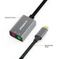 MBeat MB-XAD-CAXM audio cable 0.185 m 2 x 3.5mm USB Type-C Grey