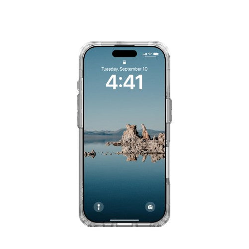 Urban Armor Gear Plyo mobile phone case 16 cm (6.3") Cover Silver, Transparent