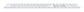 Apple Magic keyboard Universal USB + RF Wireless + Bluetooth QWERTY US English White