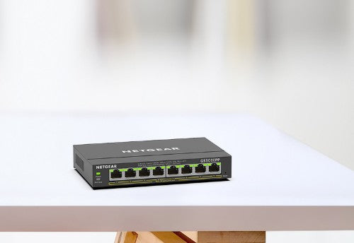 NETGEAR GS308EPP Managed L2/L3 Gigabit Ethernet (10/100/1000) Power over Ethernet (PoE) Black