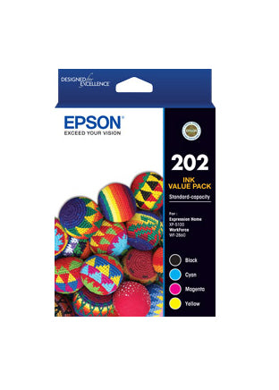 Epson 202 Original Black, Cyan, Magenta, Yellow 4 pc(s)