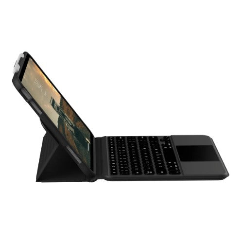 Urban Armor Gear Rugged Bluetooth Detachable Keyboard with Trackpad & backlit Keys iPad 10.9" (10th Gen, 2022) Case