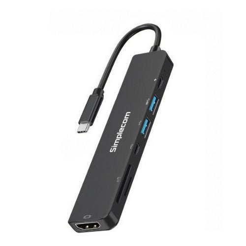 Simplecom CH547 laptop dock/port replicator Wired USB 3.2 Gen 1 (3.1 Gen 1) Type-C Black