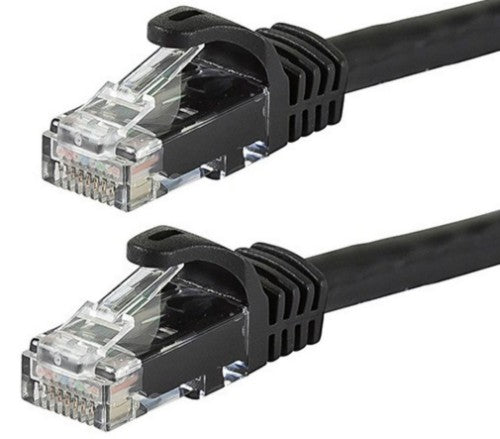 Astrotek CAT6 Cable 1m - Black Color Premium RJ45 Ethernet Network LAN UTP Patch Cord 26AWG-CCA PVC Jacket networking cable U/UTP (UTP)