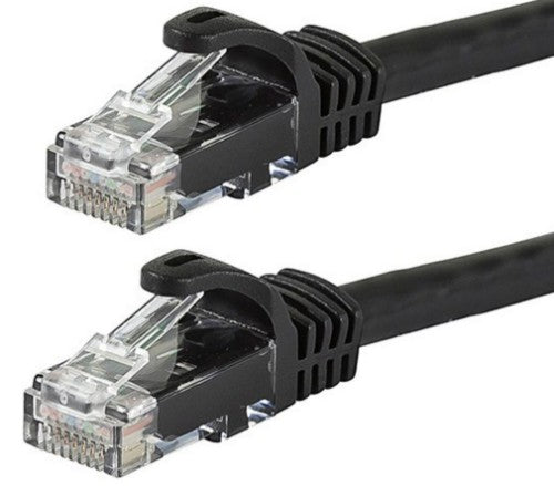 Astrotek CAT6 Cable 1m - Black Color Premium RJ45 Ethernet Network LAN UTP Patch Cord 26AWG-CCA PVC Jacket networking cable U/UTP (UTP)