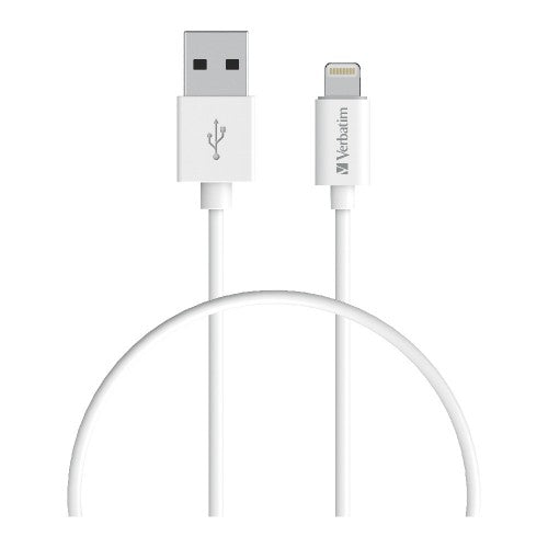 Verbatim 66580 lightning cable 0.5 m White