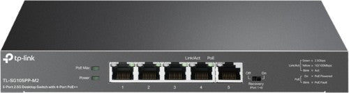 TP-Link 5-Port 2.5G Desktop Switch with 4-Port PoE++