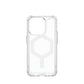 Urban Armor Gear Plyo Magsafe mobile phone case 15.5 cm (6.1") Cover Transparent, White
