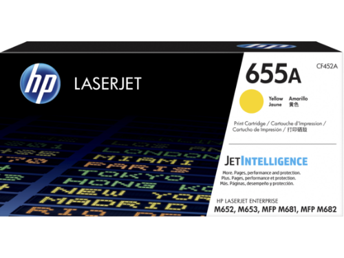 HP 655A Yellow Original LaserJet Toner Cartridge