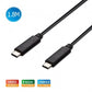 Simplecom CA519 USB cable USB 3.2 Gen 1 (3.1 Gen 1) 1.8 m USB C Black