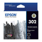 Epson 302 ink cartridge 1 pc(s) Standard Yield Black