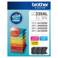 Brother LC235XLCL3PK ink cartridge 3 pc(s) Original Cyan, Magenta, Yellow