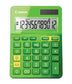 Canon LS-123k calculator Desktop Basic Green