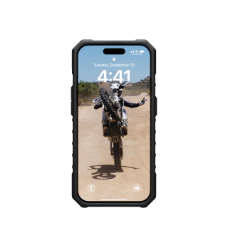 Urban Armor Gear Pathfinder Magsafe mobile phone case 15.5 cm (6.1") Cover Black, Transparent