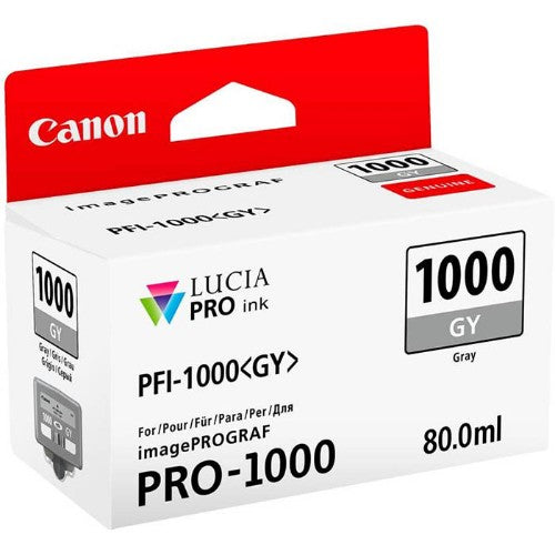 Canon PFI-1000GY Grey Ink Cartridge