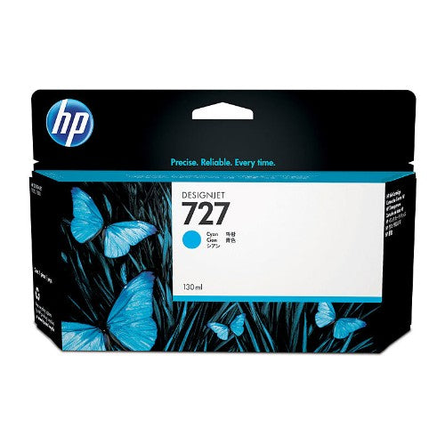 HP 727 130-ml Cyan DesignJet Ink Cartridge