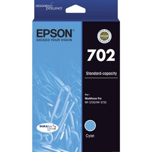 Epson 702 ink cartridge Standard Yield Cyan