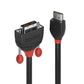 Lindy 2m HDMI to DVI Cable, Black Line