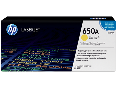 HP 650A Yellow Original LaserJet Toner Cartridge