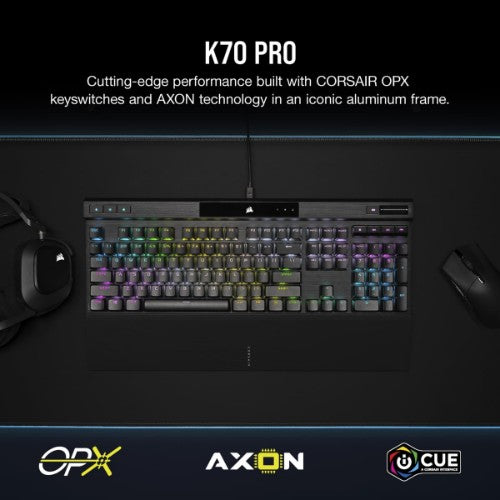 Corsair K70 PRO keyboard Gaming USB QWERTY US International Black